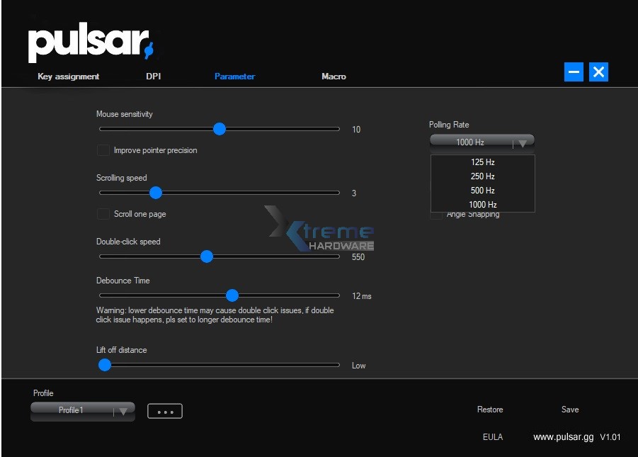 Pulsar Xlite software 8 ca564